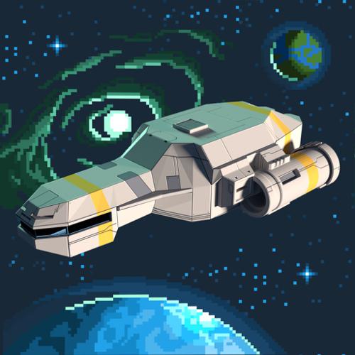 Kestrel Spaceship (faster than light) preview image